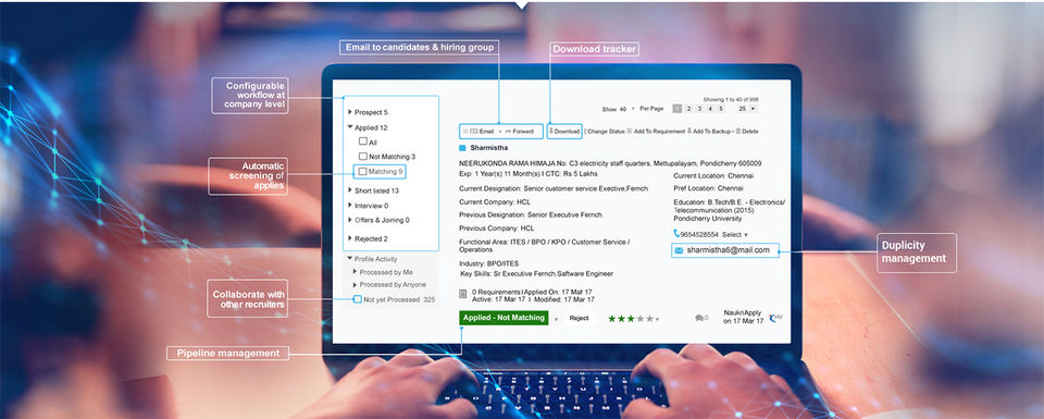 Naukri RMS screenshot