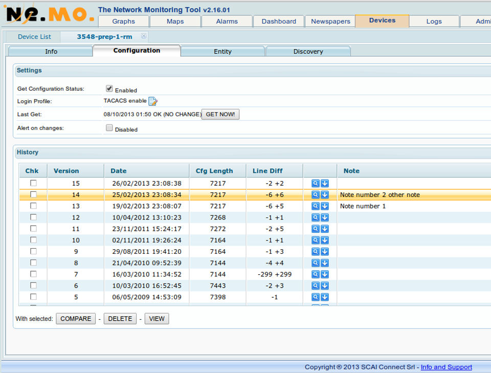Ne.Mo. Network Monitoring screenshot 1