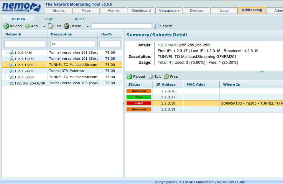Ne.Mo. Network Monitoring screenshot 4