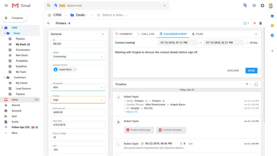 NetHunt CRM screenshot 1