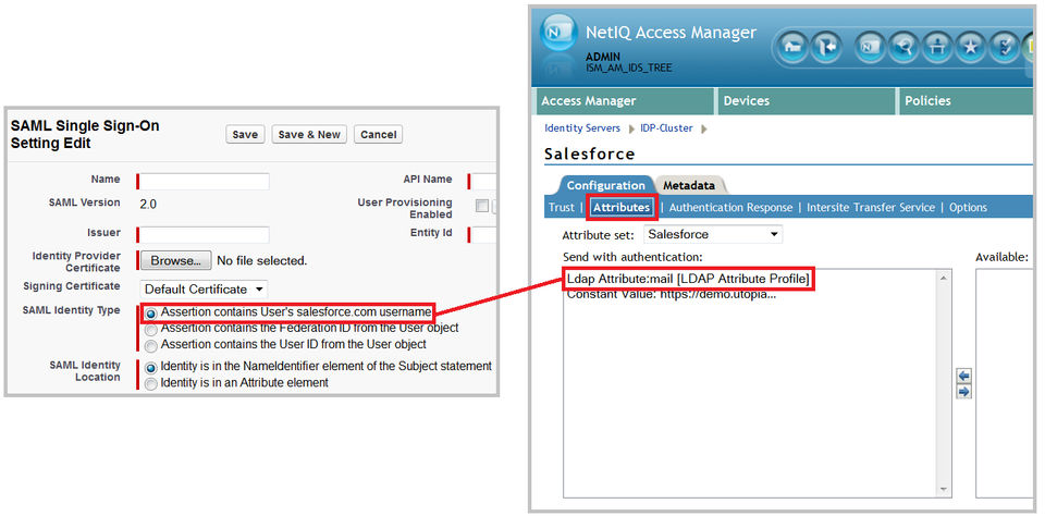 NetIQ Access Manager screenshot