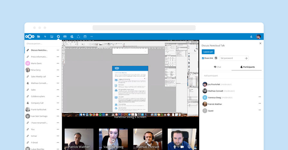 Nextcloud screenshot