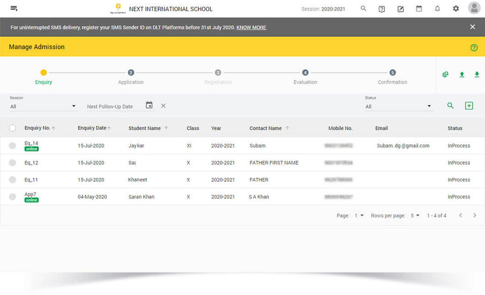 NextERP screenshot 1