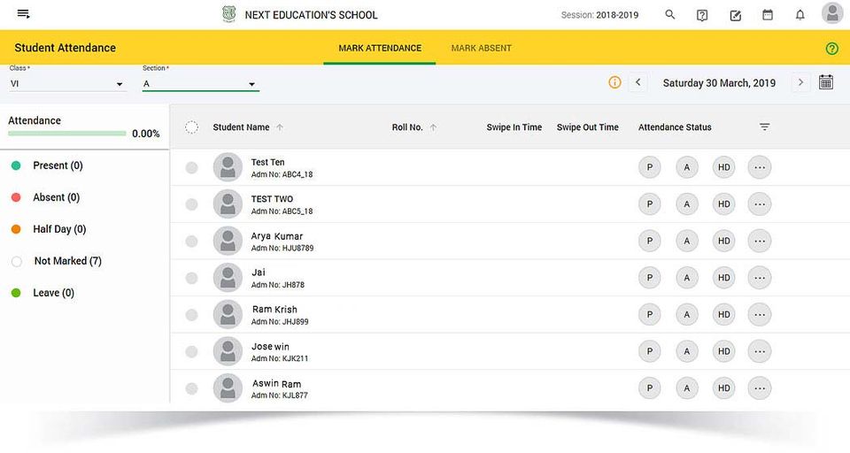NextERP screenshot 2
