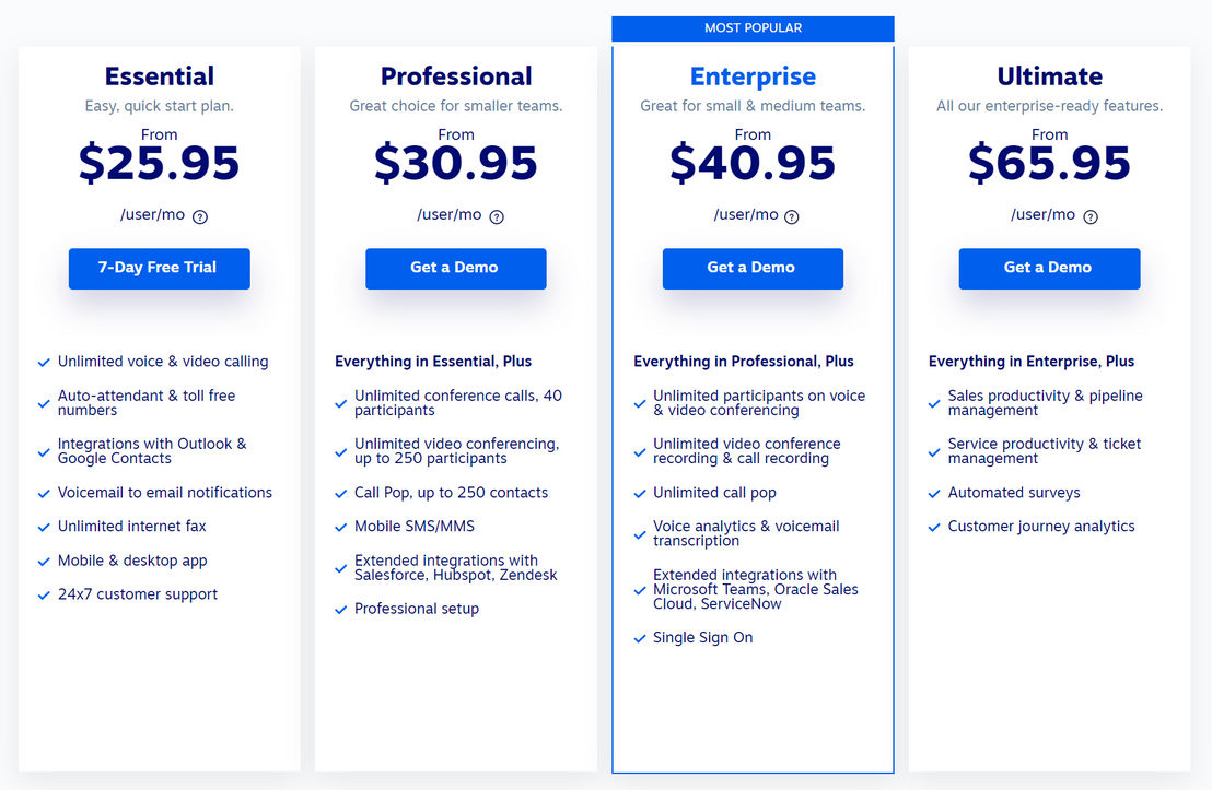 Nextiva pricing 1