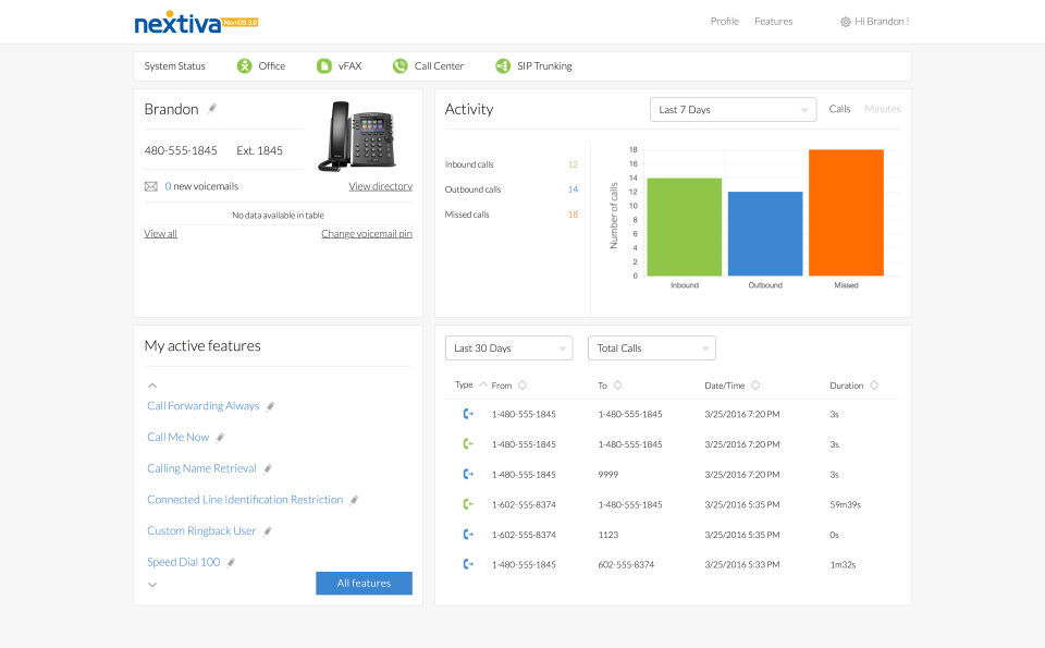 Nextiva screenshot 3