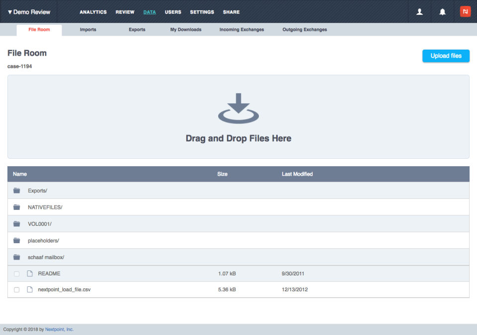 Nextpoint screenshot 3