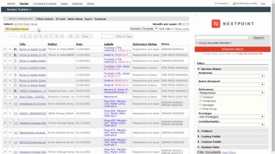 Nextpoint screenshot 1