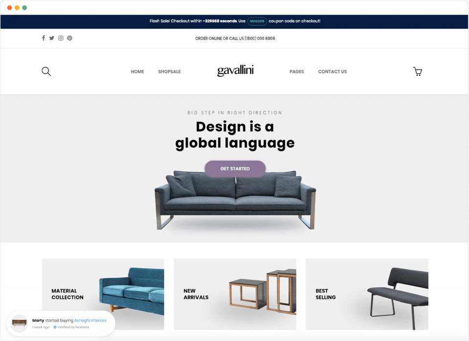 Nextsale screenshot