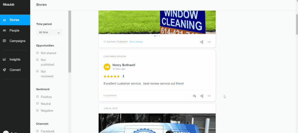 NiceJob screenshot 2