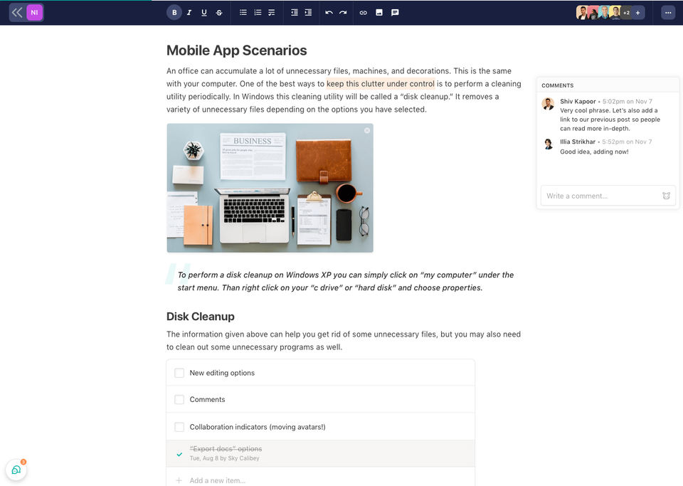 Nifty Project Management screenshot 3