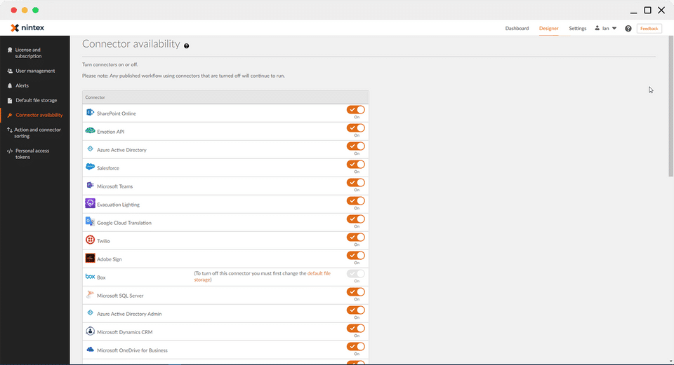 Nintex screenshot 1