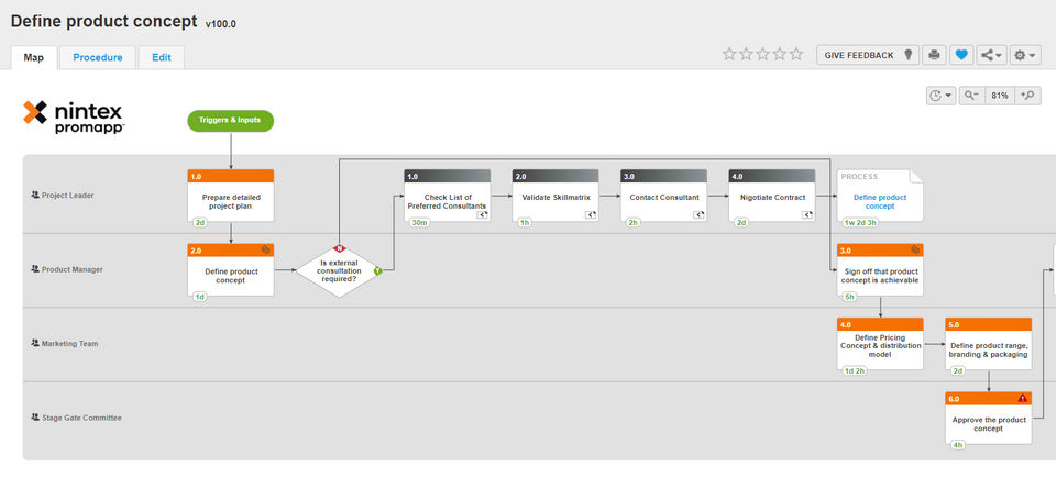 Nintex Promapp screenshot 1
