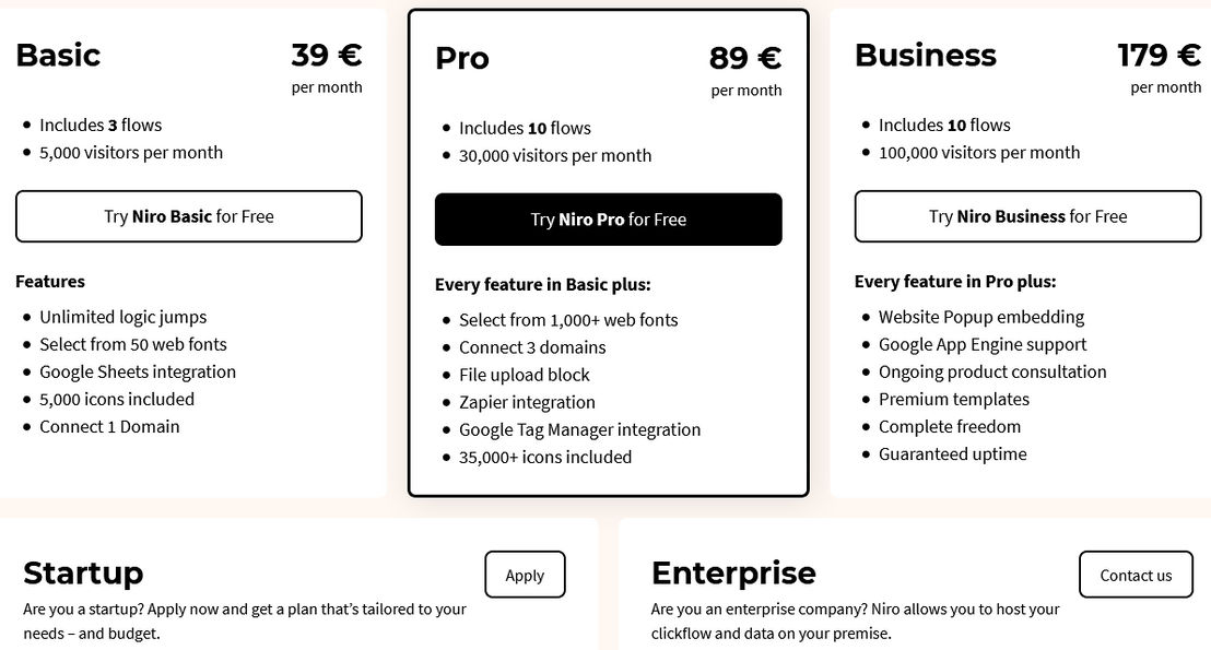 Niro screenshot 1