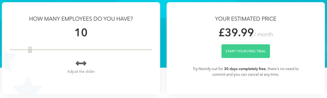 Nomify pricing 1