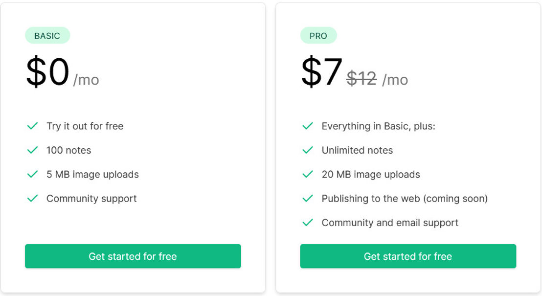 Notabase screenshot 2