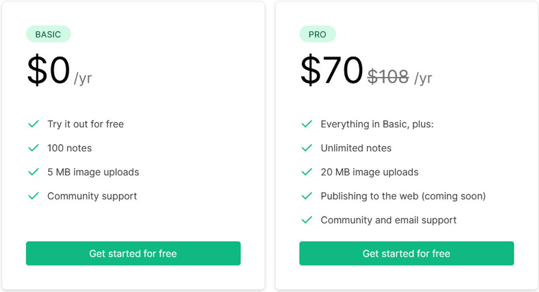 Notabase screenshot 1