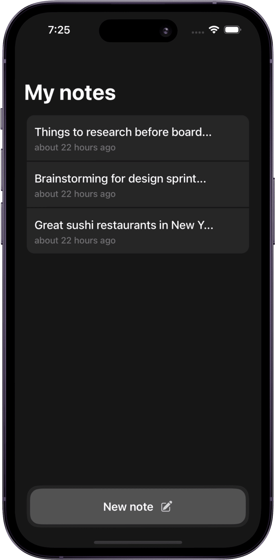 Notary for iOS screenshot