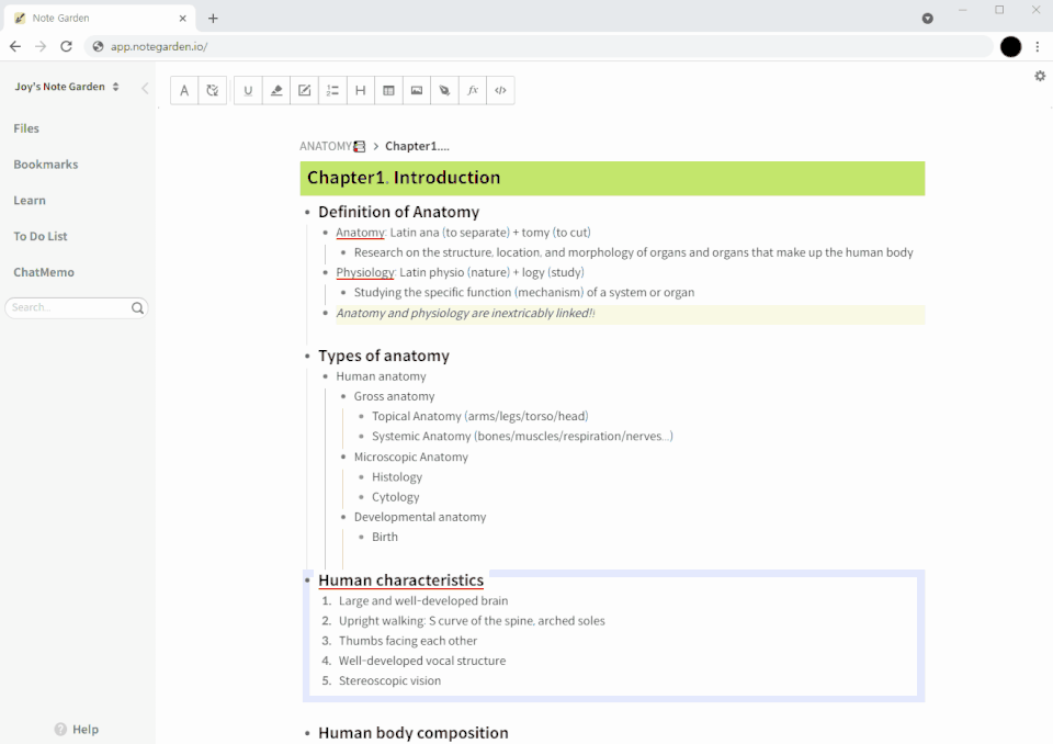 Note Garden screenshot 4