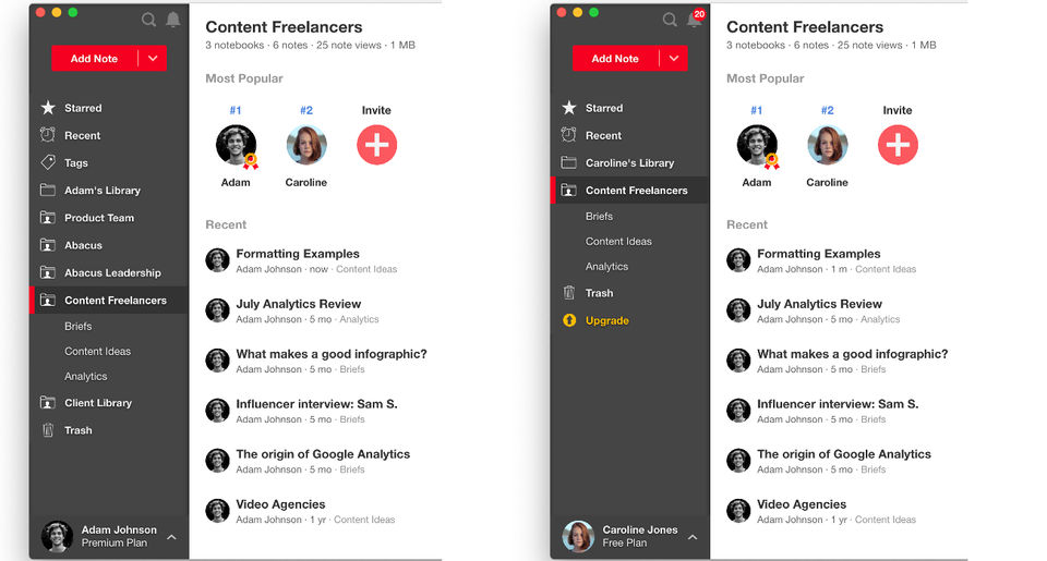 Notejoy screenshot