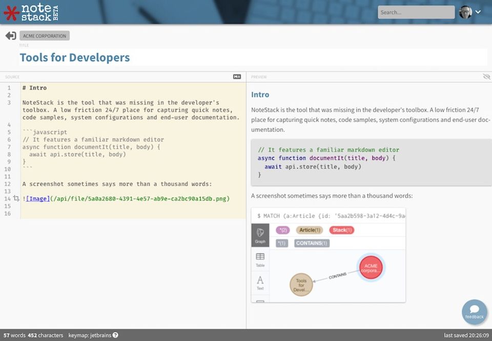 NoteStack screenshot 2