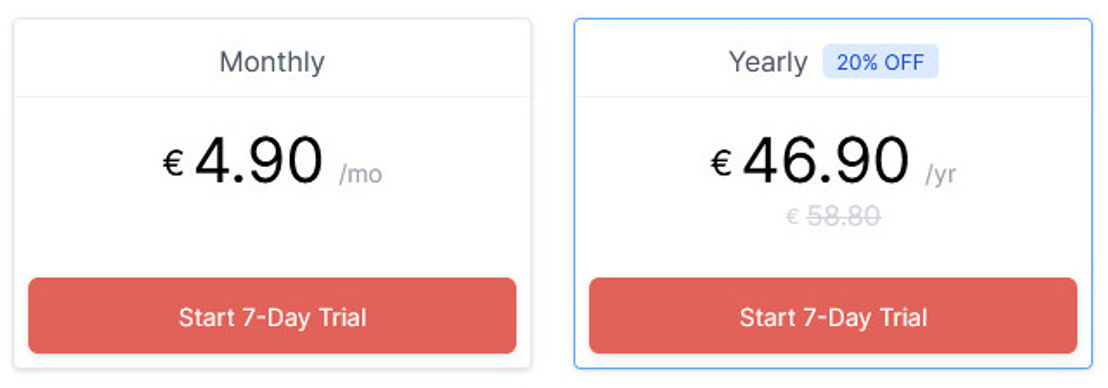 NotionInvest pricing 1