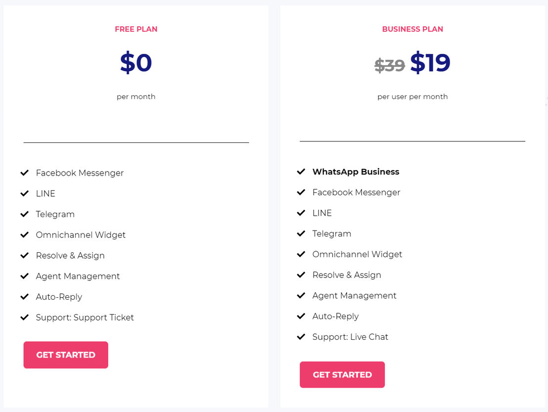 NovoChat pricing 1