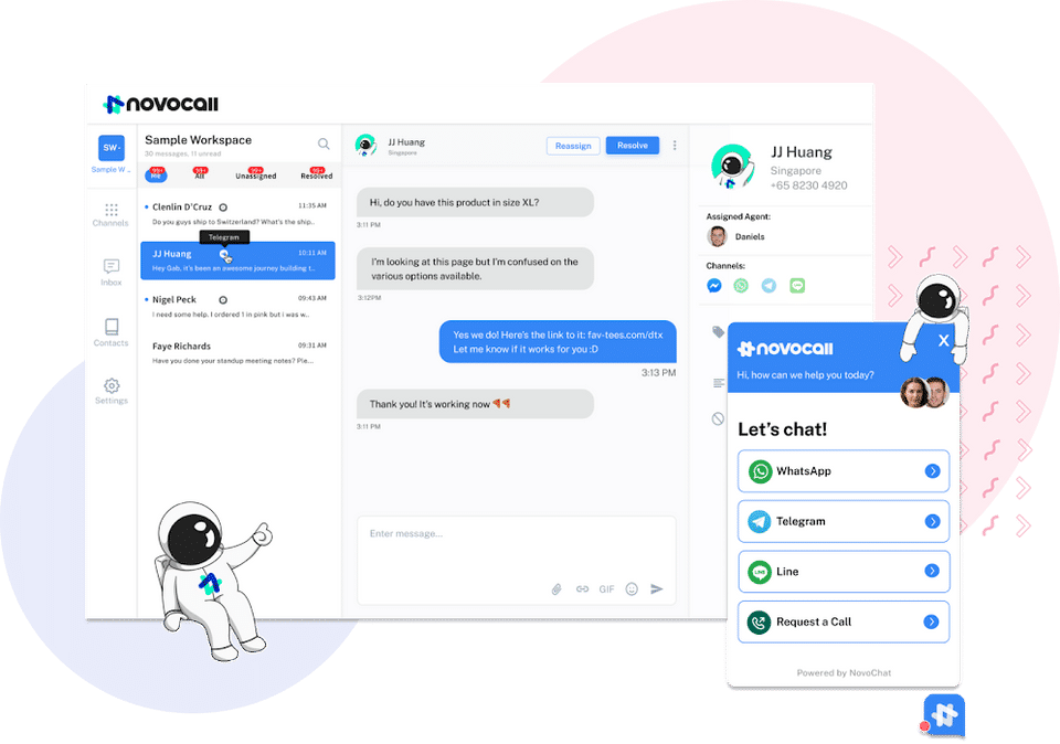 NovoChat screenshot 1