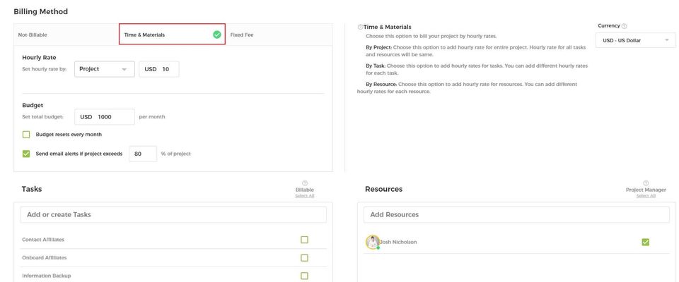 nTask screenshot 1