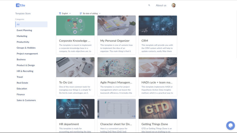 ntile screenshot 1