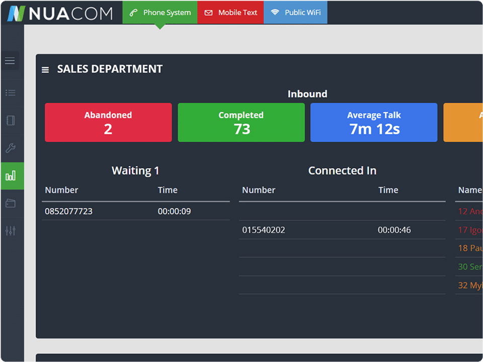 NUACOM screenshot