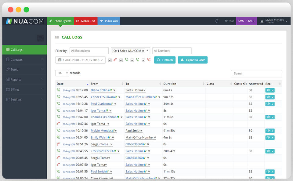NUACOM screenshot