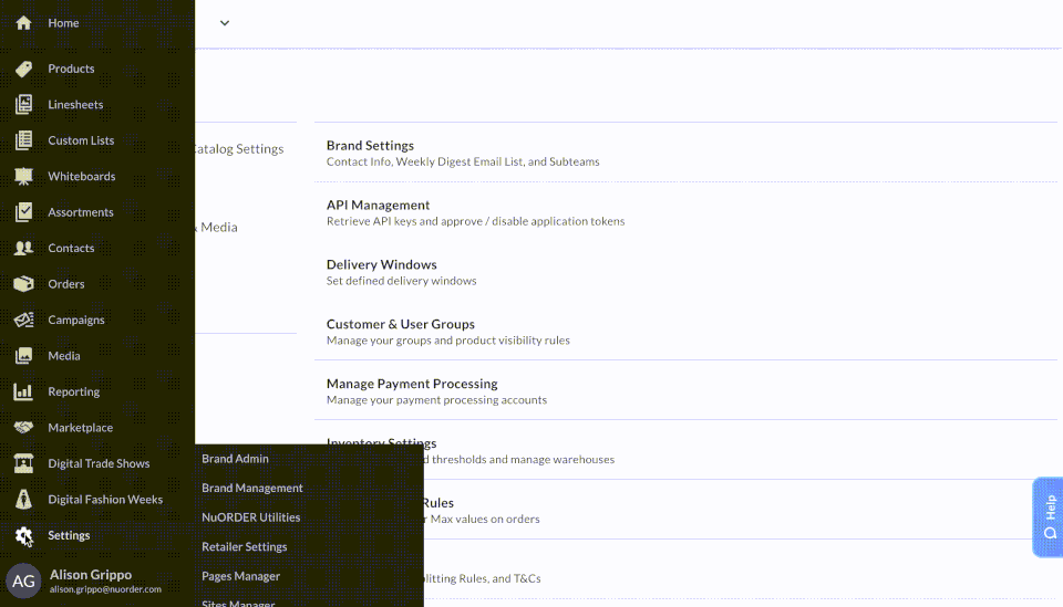 NuORDER screenshot 3