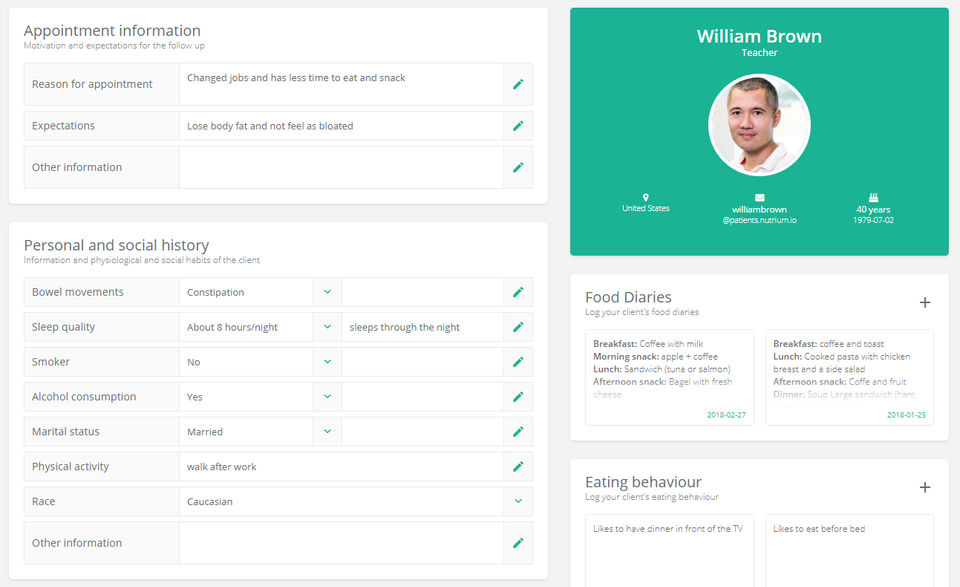 Nutrium screenshot 1