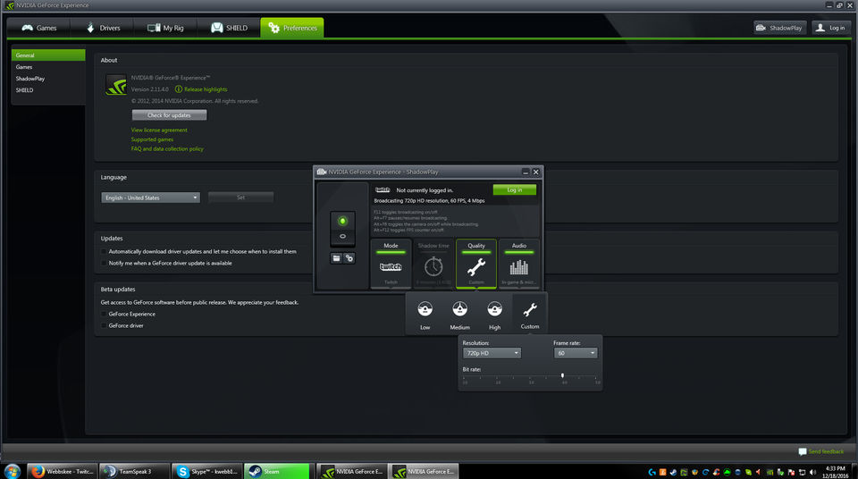 NVIDIA ShadowPlay screenshot 2