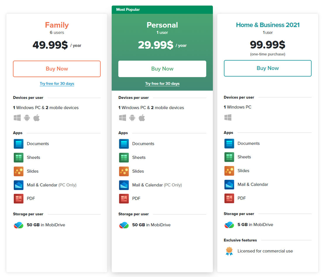 OfficeSuite screenshot 1