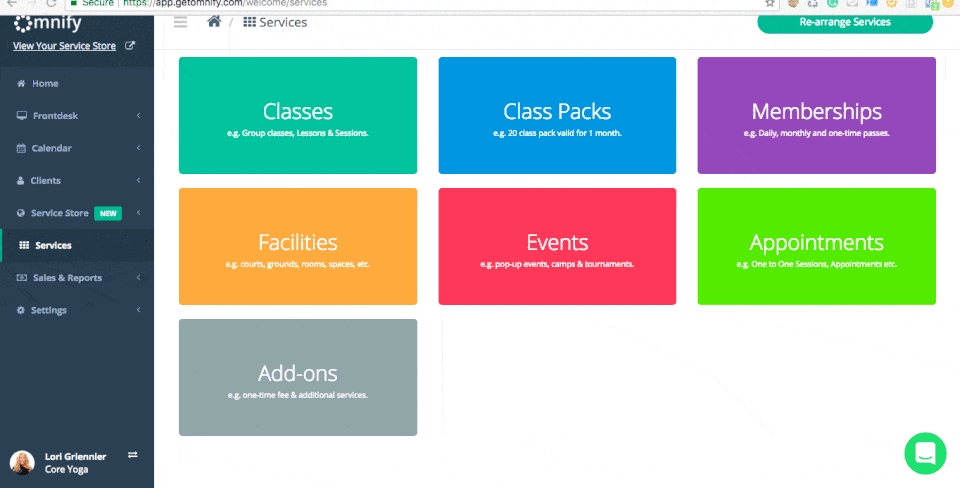 Omnify screenshot