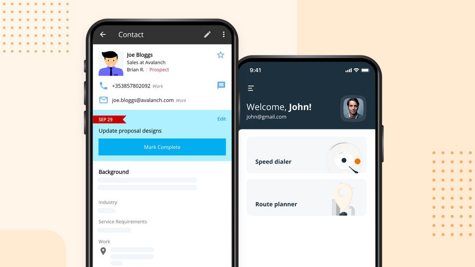 OnePageCRM screenshot