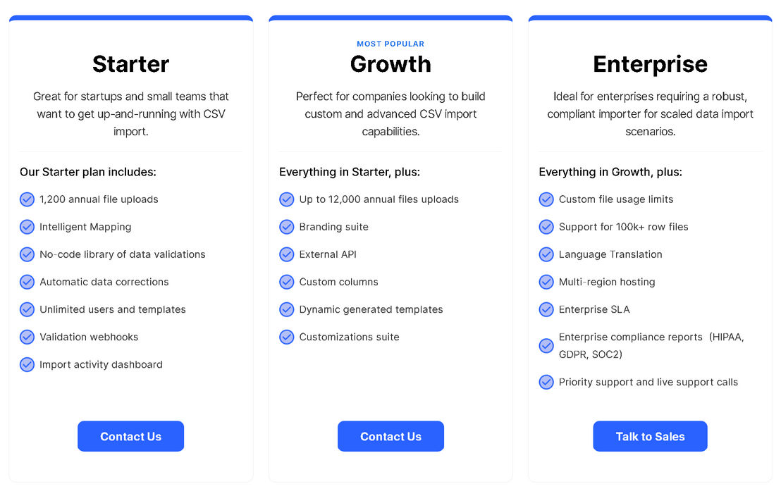 OneSchema pricing 1