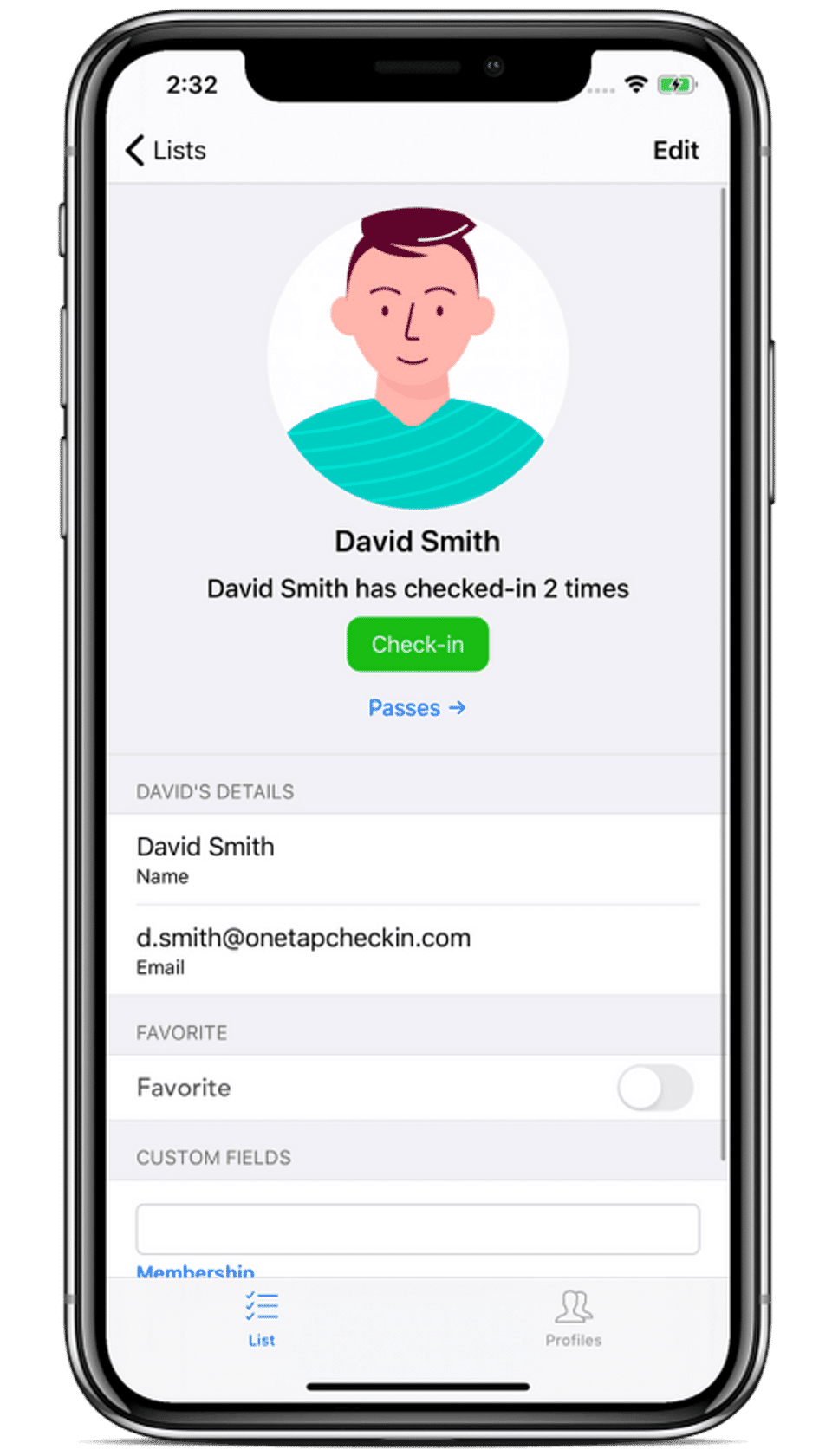 OneTap Check-In screenshot 1