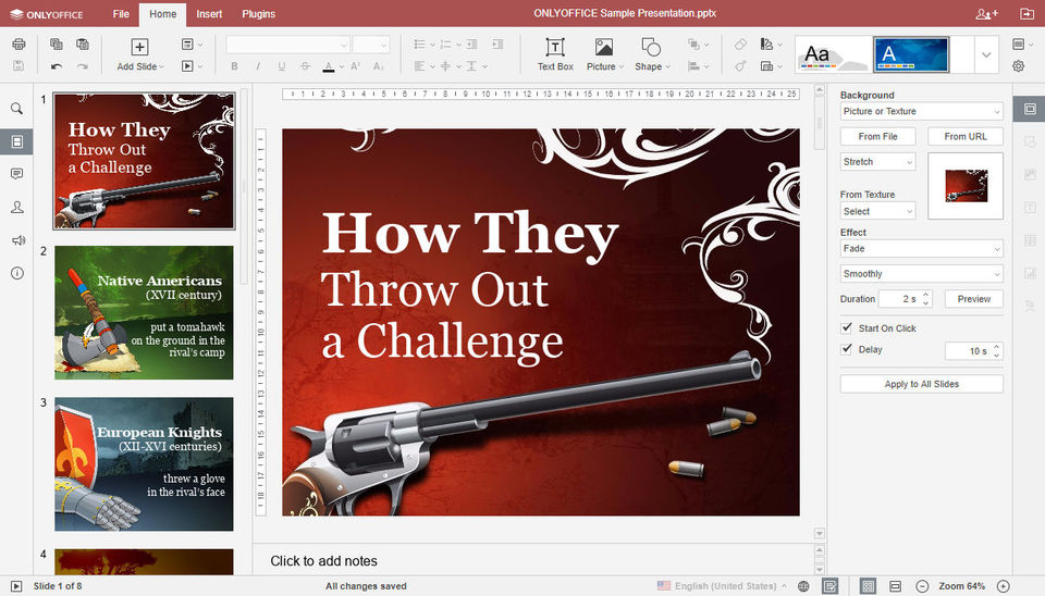 ONLYOFFICE screenshot 3