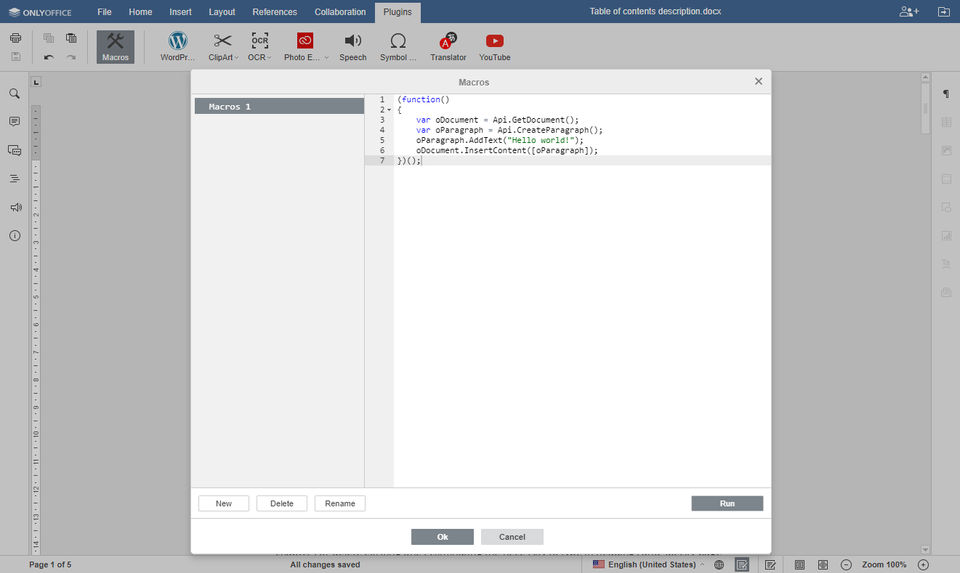 ONLYOFFICE screenshot 4