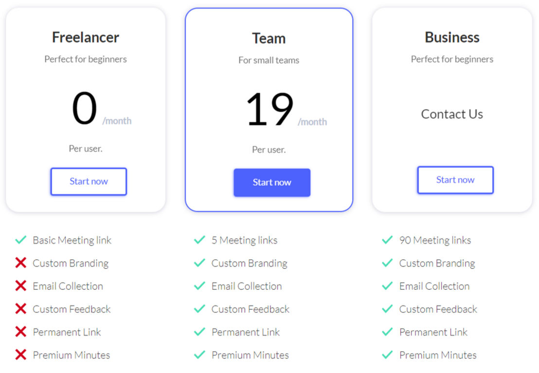 OpenMeet pricing 1