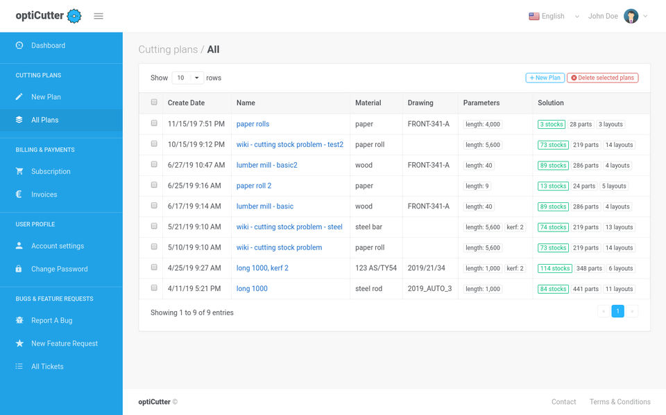 optiCutter screenshot 3
