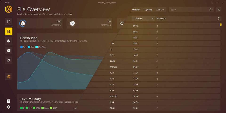 OPTIM screenshot 3
