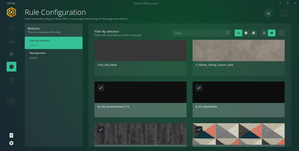 OPTIM screenshot 2