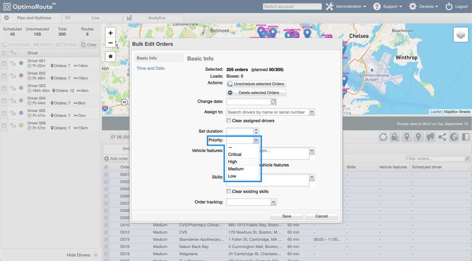 OptimoRoute screenshot 2