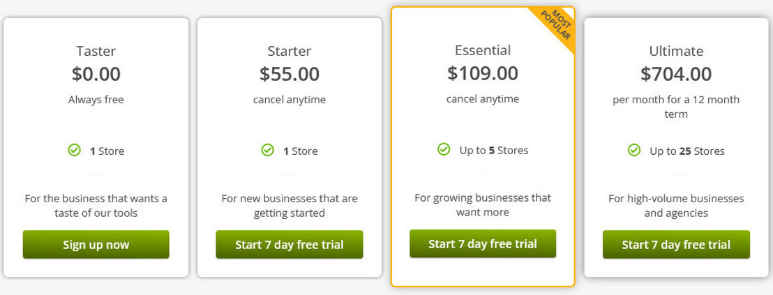 Optiseller pricing 2