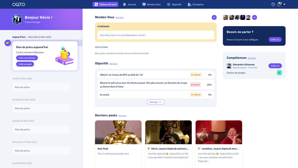 Oqto screenshot 2