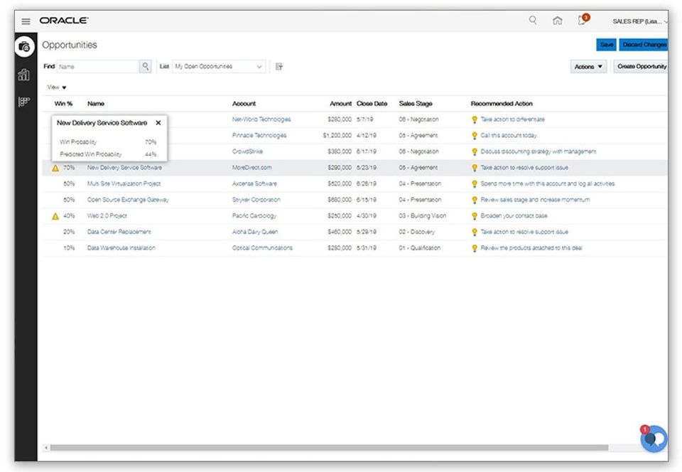 Oracle Engagement Cloud screenshot 2
